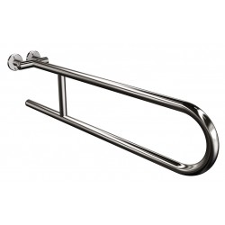 Uchwyt półokrągły Ø25 stały 70cm ANDEX Bez Barier 800/70CC stal nierdzewna polerowana