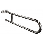 Uchwyt półokrągły Ø25 stały 70cm ANDEX Bez Barier 800/70CC stal nierdzewna polerowana