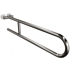 Uchwyt półokrągły Ø25 stały 80cm ANDEX Bez Barier 800/80CC stal nierdzewna polerowana