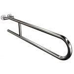 Uchwyt półokrągły Ø25 stały 80cm ANDEX Bez Barier 800/80CC stal nierdzewna polerowana