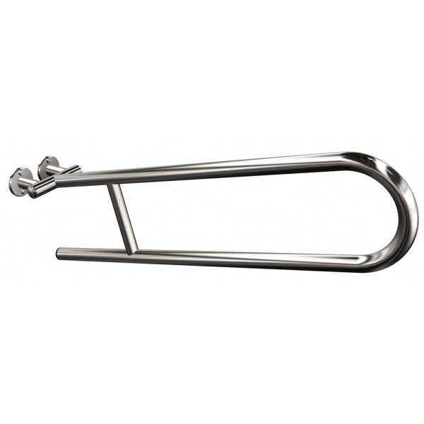 Uchwyt półokrągły Ø25 uchylny 70cm ANDEX Bez Barier 801/70CC stal nierdzewna polerowana