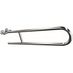 Uchwyt półokrągły Ø25 uchylny 80cm ANDEX Bez Barier 801/80CC stal nierdzewna polerowana