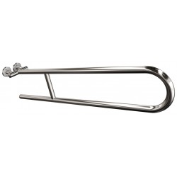 Uchwyt półokrągły Ø25 uchylny 85cm ANDEX Bez Barier 801/85CC stal nierdzewna polerowana