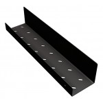 Półka pod prysznic 40 cm ANDEX Technic 345/40/NG stal nierdzewna czarna