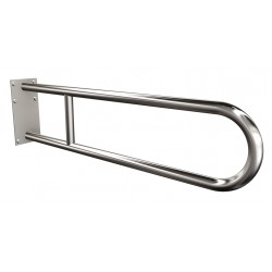 Uchwyt półokrągły Ø25 stały 70cm z płytą ANDEX Bez Barier 819/70CC stal nierdzewna polerowana