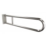 Uchwyt półokrągły stały 80cm z płytą ANDEX Bez Barier 819/80/NG stal nierdzewna czarny