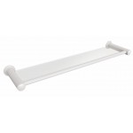 Półka łazienkowa szklana 60 cm ANDEX Classic 001/60/B biała