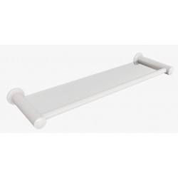 Półka łazienkowa szklana 50cm ANDEX Classic 001/50B biała