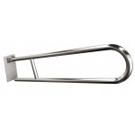 Uchwyt półokrągły Ø25 uchylny 85cm z płytą ANDEX Bez Barier 820/85CC stal nierdzewna polerowana