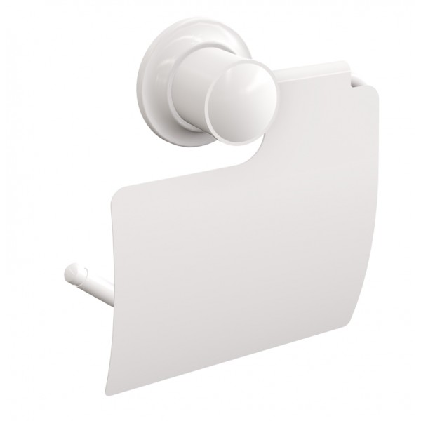 Uchwyt na papier toaletowy z osłonką ANDEX Classic 031B biały