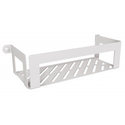 Koszyk prysznicowy ANDEX Technic 328B stal nierdzewna polerowana biały