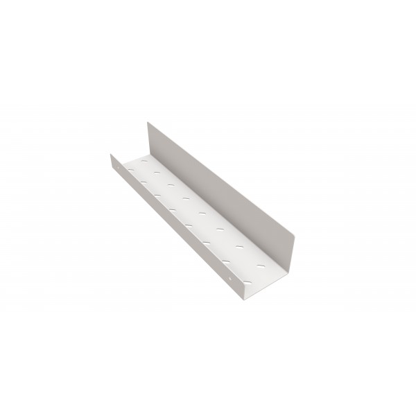 Półka pod prysznic 40 cm ANDEX Technic 345/40/B stal nierdzewna biała
