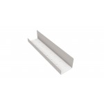 Półka pod prysznic 40 cm ANDEX Technic 345/40/B stal nierdzewna biała