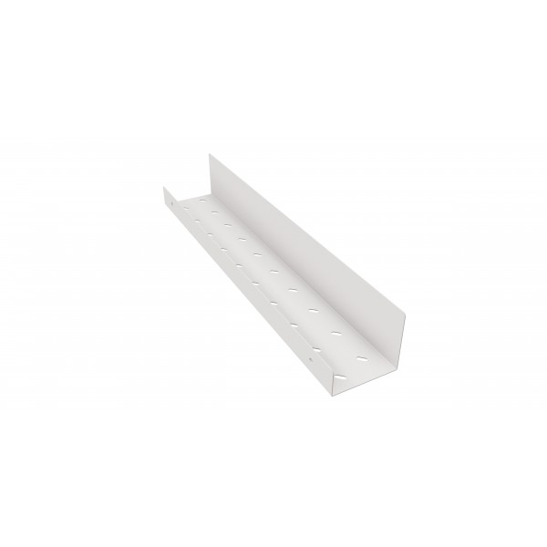 Półka pod prysznic 50cm ANDEX Technic 345/50B stal nierdzewna biała