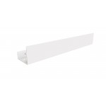 Półka pod prysznic 60cm ANDEX Technic 345/60B stal nierdzewna biała