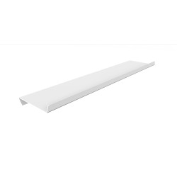 Półka 50 cm ANDEX Technic 344B stal nierdzewna biała