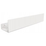Półka pod prysznic 40 cm ANDEX Technic 345/40/B stal nierdzewna biała