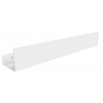 Półka pod prysznic 50 cm ANDEX Technic 345/50/B stal nierdzewna biała