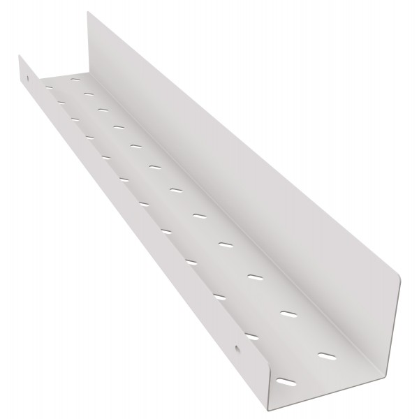 Półka pod prysznic 60cm ANDEX Technic 345/60B stal nierdzewna biała