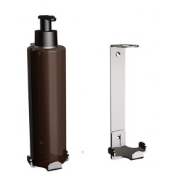 Uchwyt-dozownik mydła w płynie 300ml ANDEX Technic 348SG stal nierdzewna polerowana