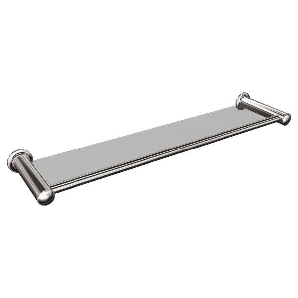 Półka łazienkowa szklana 50 cm ANDEX Classic 001/50/CC chrom