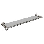 Półka łazienkowa szklana 50 cm ANDEX Classic 001/50/CC chrom