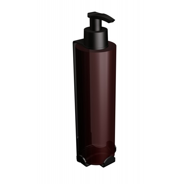 Uchwyt-dozownik mydła w płynie 300ml ANDEX Technic 348NG stal nierdzewna czarny