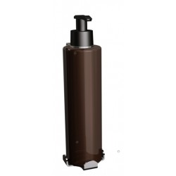Uchwyt-dozownik mydła w płynie 300ml ANDEX Technic 348SG stal nierdzewna polerowana