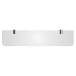 Półka łazienkowa bez ramki 50cm ANDEX Sanibella 501/50/CC chrom