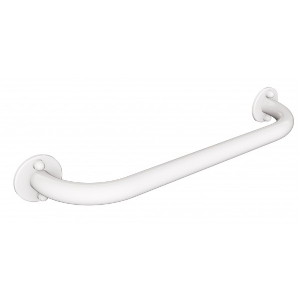 Uchwyt prosty 40cm Ø25 ANDEX Bez Barier 822/40/B stal nierdzewna biały