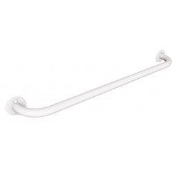 Uchwyt prosty 70cm Ø25 ANDEX Bez Barier 822/70/B stal nierdzewna biały
