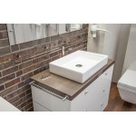 Półka łazienkowa bez ramki 50cm ANDEX Sanibella 501/50/CC chrom