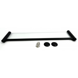 Półka łazienkowa szklana 60 cm ANDEX Classic 001/60NG czarna