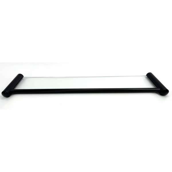Półka łazienkowa szklana 60 cm ANDEX Classic 001/60/NG czarna