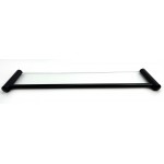 Półka łazienkowa szklana 60 cm ANDEX Classic 001/60/NG czarna