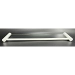 Półka łazienkowa szklana 60 cm ANDEX Classic 001/60/B biała