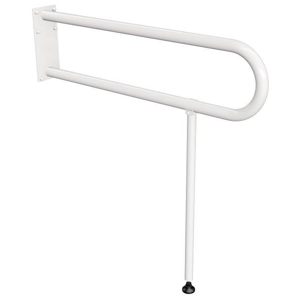 Podpora (noga) Ø32 do uchwytu stałego ANDEX Bez Barier 841B stal nierdzewna biały