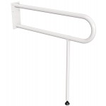 Podpora (noga) Ø32 do uchwytu stałego ANDEX Bez Barier 841B stal nierdzewna biały