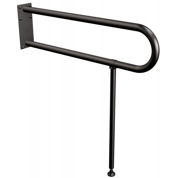 Podpora (noga) Ø32 do uchwytu stałego ANDEX Bez Barier 841NG stal niedzewna czarny