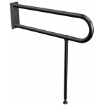 Podpora (noga) Ø32 do uchwytu stałego ANDEX Bez Barier 841NG stal niedzewna czarny