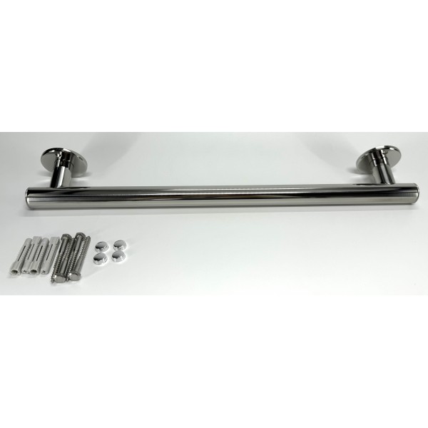 Uchwyt prosty prysznicowy 46,5cm Ø25 ANDEX Bez Barier 804/465CC stal nierdzewna polerowana