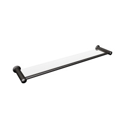 Półka łazienkowa szklana 70 cm ANDEX Classic 001/70/NG czarna