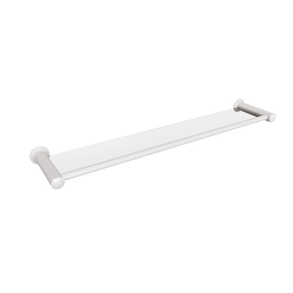 Półka łazienkowa szklana 70 cm ANDEX Classic 001/70/B biała