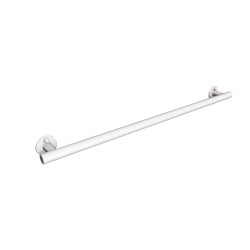 Uchwyt prosty prysznicowy 77cm ANDEX Bez Barier 804/770/B stal nierdzewna biały