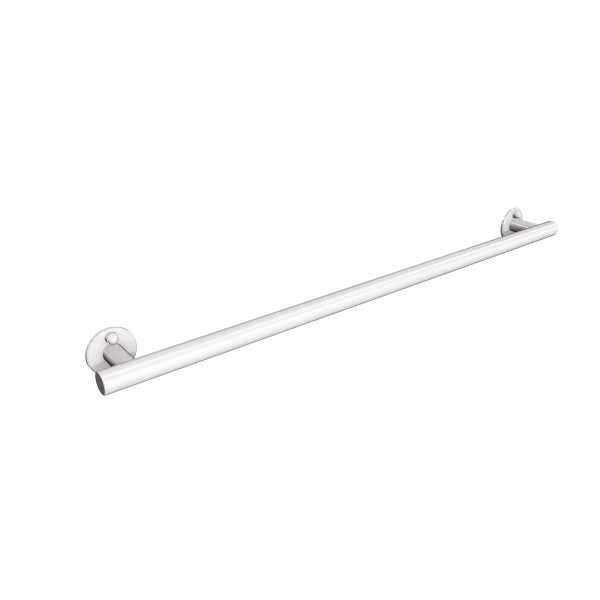 Uchwyt prosty prysznicowy 77cm ANDEX Bez Barier 804/770B stal nierdzewna biały