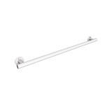Uchwyt prosty prysznicowy 77cm ANDEX Bez Barier 804/770B stal nierdzewna biały