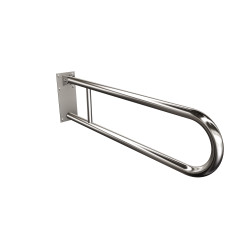 Uchwyt półokrągły Ø32 uchylny 80cm z płytą ANDEX Bez Barier 828/80CC stal nierdzewna polerowana