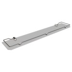 Półka łazienkowa szklana z ramką 60 cm ANDEX Classic 050/60/CC chrom