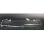 Półka łazienkowa szklana z ramką 60 cm ANDEX Classic 050/60/CC chrom