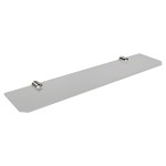 Półka łazienkowa szklana 50 cm ANDEX Classic 051/50/CC chrom